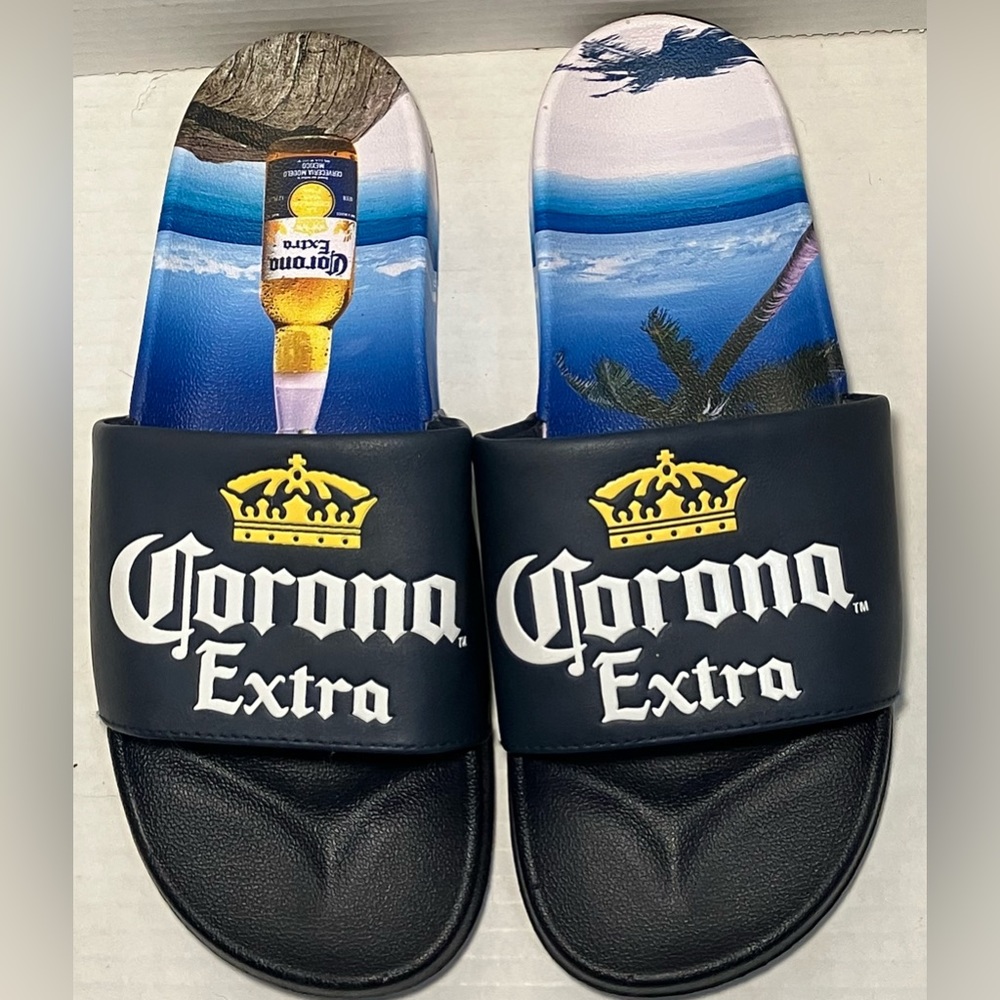 CORONA EXTRA BEER Unisex Sandals/ Slides/ Flip Flops Beach M 7/ W 8.5